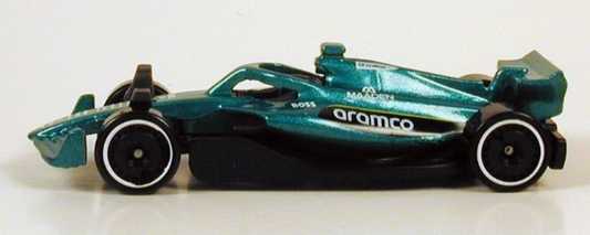 Hot Wheels 2026 #185/250, Aston Martin Aramco Formula One Team, NEW/LOOSE, green