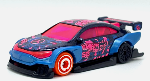 Hot Wheels 2026 #181/250, Mercedes-Benz CLA HW, NEW/LOOSE, metalflake denim blue