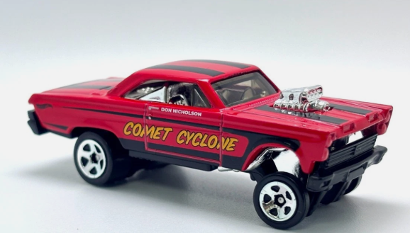 Hot Wheels 2026 #191/250, '65 Mercury Comet Cyclone, NEW/LOOSE, red