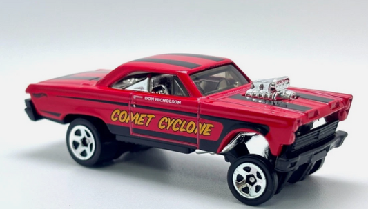Hot Wheels 2026 #191/250, '65 Mercury Comet Cyclone, NEW/LOOSE, red