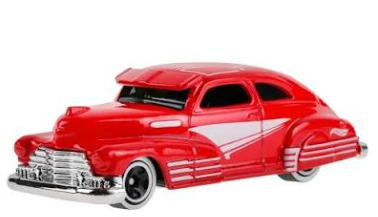 Hot Wheels 2026 #045/250, '47 Chevy Fleetline, RED EDITION, NEW/LOOSE, red