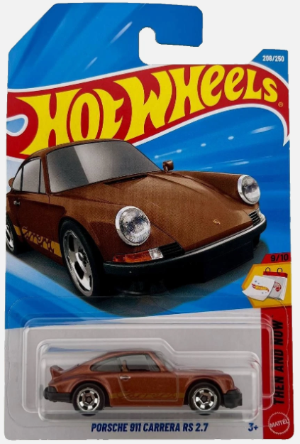 Hot Wheels 2026 #208/250, Porsche 911 Carrera RS 2.7, metalflake root beer