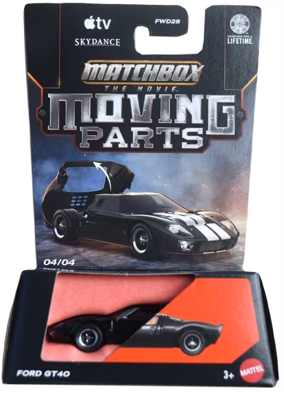 Matchbox 2026 Moving Parts, Ford GT40, black