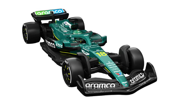 Hot Wheels 2026 Premium F1 2025 Racing, Aston Martin Aramco - #18 Lance Stroll , NEW/LOOSE, green