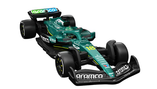 Hot Wheels 2026 Premium F1 2025 Racing, Aston Martin Aramco - #18 Lance Stroll , NEW/LOOSE, green