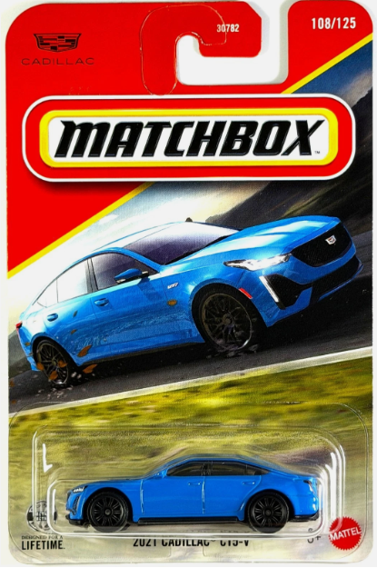 Matchbox 2026 #108/125, 2021 Cadillac CT5-V, blue
