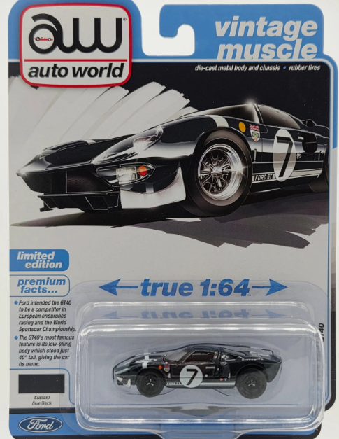 Auto World Vintage Muscle, 1964 Ford GT40, black