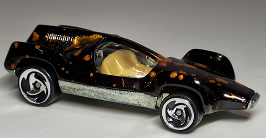 Hot Wheels 1998 #747 Tech Tones 3/4, Mantis/Speed Machine, NEW/LOOSE, black
