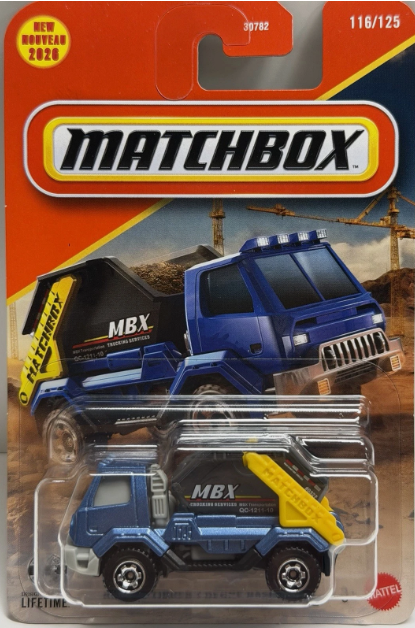 Matchbox 2026 #116/125, Bucket Tipper, blue