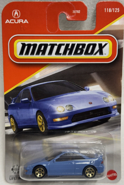 Matchbox 2026 #118/125, 1997 Acura Integra Type R, blue