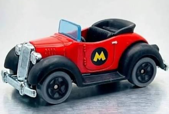 Matchbox 2026 #236/250, Mickey Mouse Car, NEW/LOOSE, red