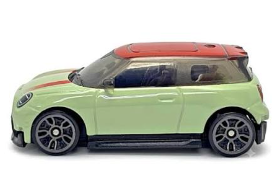 Hot Wheels 2026 #209/250, Mini JCW Electric, NEW/LOOSE, ocean wave green