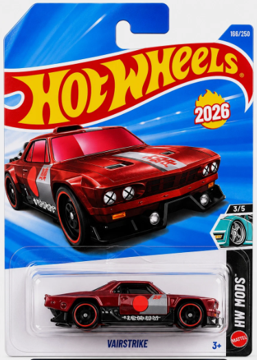 Hot Wheels 2026 #155/250, Vairstrike, red