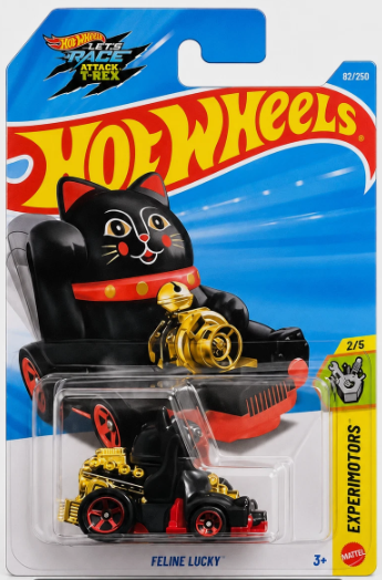 Hot Wheels 2026 #092/250, Feline Lucky, black