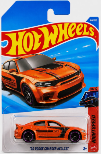 Hot Wheels 2026 #134/250, '20 Dodge Charger Hellcat, orange