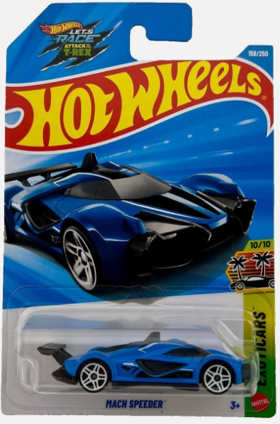 Hot Wheels 2026 #158/250, Mach Speeder, blue