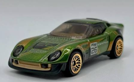 Hot Wheels 2026 #096/250, El Segundo Coupe, NEW/LOOSE, metalflake dark green