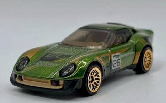 Hot Wheels 2026 #096/250, El Segundo Coupe, NEW/LOOSE, metalflake dark green