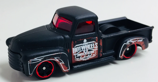 Hot Wheels 2018 #327/365, '52 Chevy, NEW/LOOSE, matte black