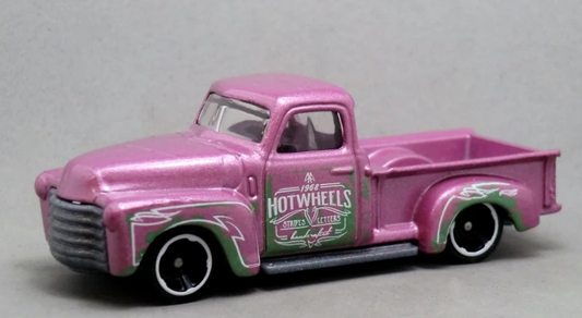 Hot Wheels 2018 #207/365, '52 Chevy, NEW/LOOSE, metalflake pink