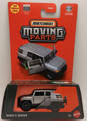 Matchbox 2026 Moving Parts, Toyota FJ Cruiser, silver