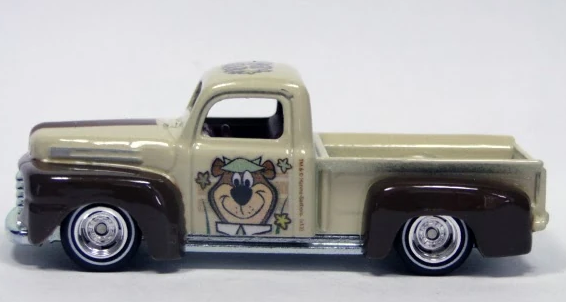 Hot Wheels Premium 2013 Pop Culture, Yogi Bear '49 Ford F1, NEW/LOOSE, beige