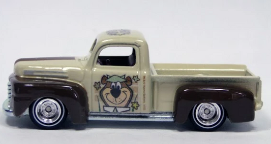 Hot Wheels Premium 2013 Pop Culture, Yogi Bear '49 Ford F1, NEW/LOOSE, beige