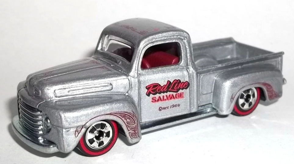 Hot Wheels 2015 Hot Wheels Heritage: Redline 3/18, '49 Ford F1, NEW/LOOSE, silver