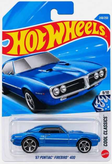 Hot Wheels 2026 #249/250, '67 Pontiac Firebird 400, blue