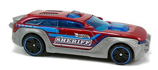 Hot Wheels 2017 #271/365, HW Pursuit, NEW/LOOSE, maroon