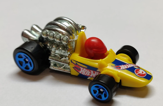 Hot Wheels 2019 #163/250, Head Starter, TREASURE HUNT, NEW/LOOSE, yellow