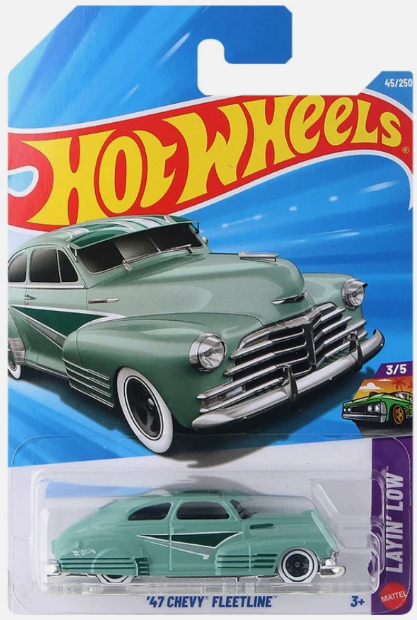 Hot Wheels 2026 #045/250 '47 Chevy Fleetline, seafoam green