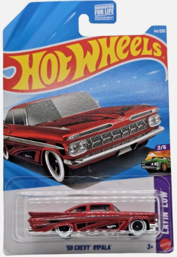Hot Wheels 2026 #044/250, '59 Chevy Impala, red
