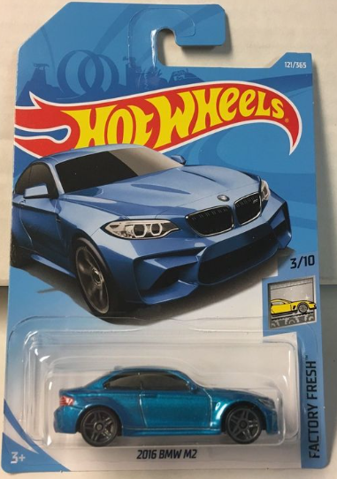 Hot Wheels 2018 #121/365 2016 BMW M2, metallic blue