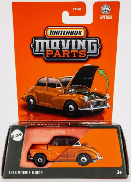 Matchbox 2025 Moving Parts 1956 Morris Minor, orange