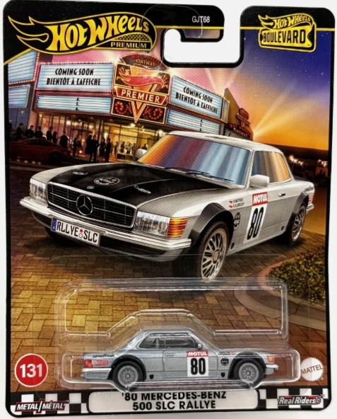 Hot Wheels Boulevard Series #131, '80 Mercedes-Benz 500 SLC Rallye, silver