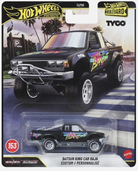 Hot Wheels Boulevard Series #153, Datsun King Cab Baja Custom, black