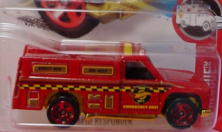 Hot Wheels 2016 #216/250, HW Rapid Responder, NEW/LOOSE, red