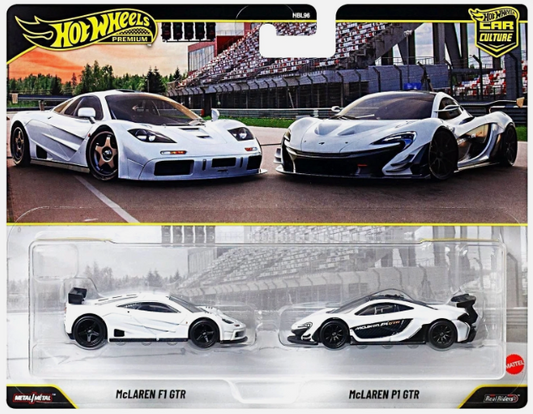 Hot Wheels 2026 Premium 2-Pack, McLaren F1 GTR & McLaren P1 GTR