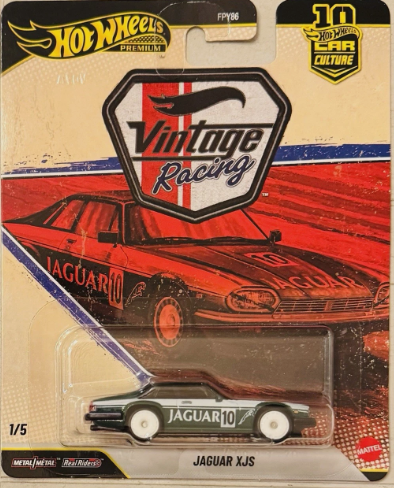 Hot Wheels 2026 Premium Vintage Racing 1/5, Jaguar XJS, green