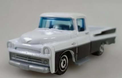Matchbox 2023 #014/100, 2018 Dodge Sweptside Pickup, NEW/LOOSE, white