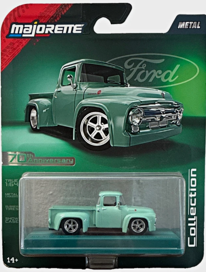 Majorette Collection Series, 1956 Ford F-100, seafoam green