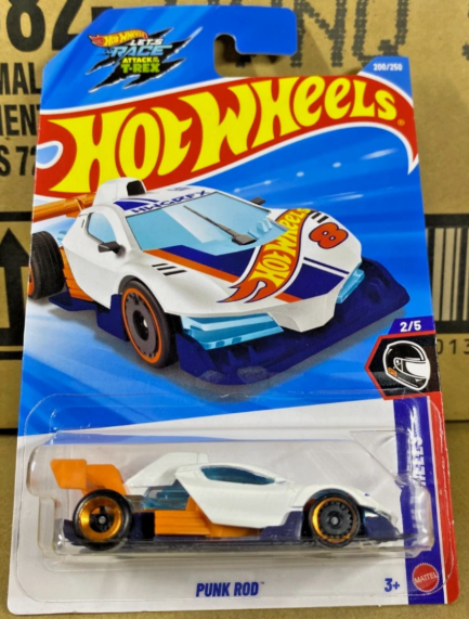 Hot Wheels 2026 #200/250, Punk Rod, HW team white