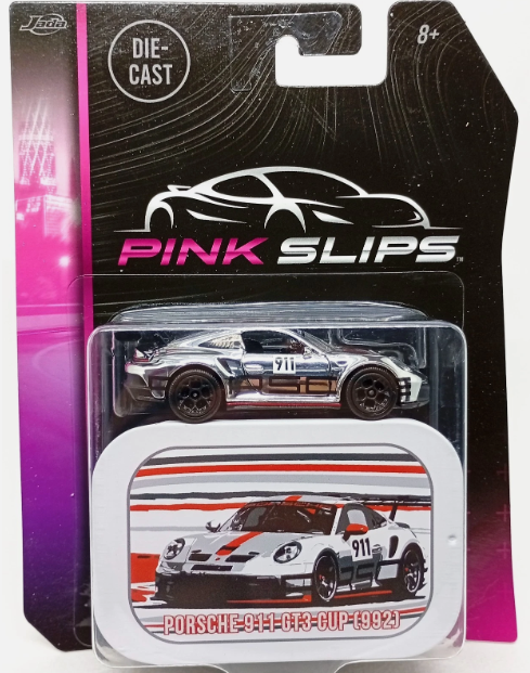 Jada Pink Slips, Porsche 911 GT3 Cup (992), chrome