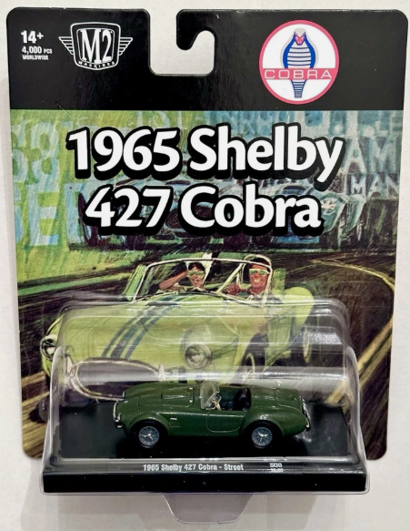 M2 Machines, 1965 Shelby 427 Cobra - Street, olive green