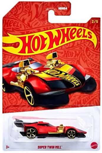 Hot Wheels 2027 59th Anniversary Mix 1 2/5, Super Twin Mill, red & gold