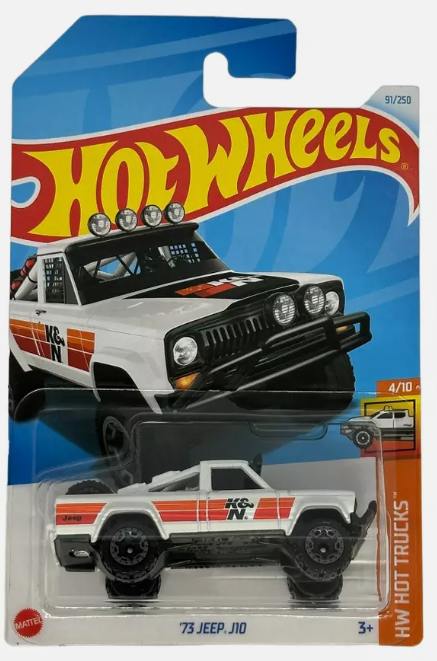 Hot Wheels '73 Jeep J10 Arancione, Serie Baja Blazers #196, Scala 1:64, 2023, Nuovo