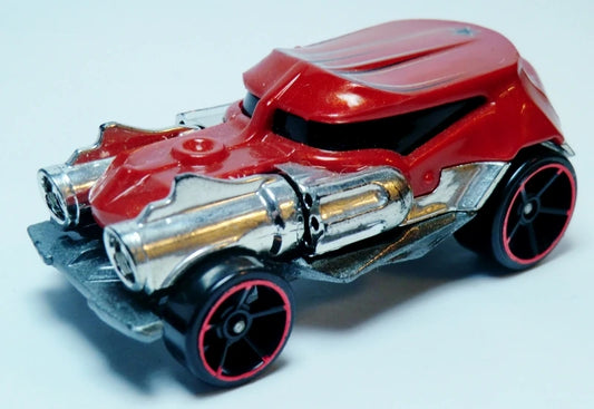 Hot Wheels 2007 #035/180 Shell Shock, NEW/LOOSE, metalflake red