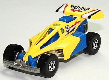Hot Wheels 1998 #700, Shock Factor, NEW/LOOSE, yellow & blue