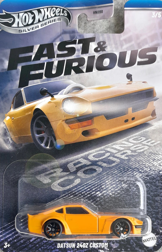 Hot Wheels 2025 Fast & Furious: Racing Course 3/5, Datsun 240Z Custom, yellow